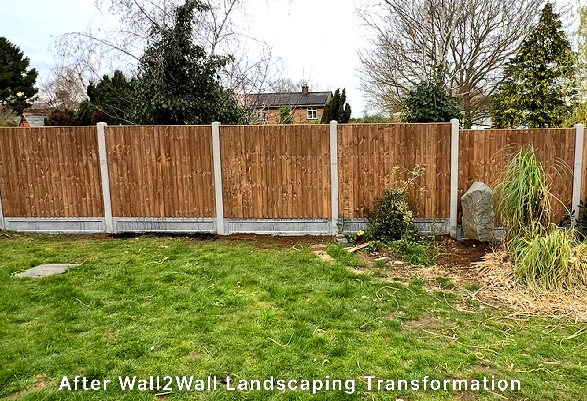 After: New close board fencing with concrete posts in Chelmsford
