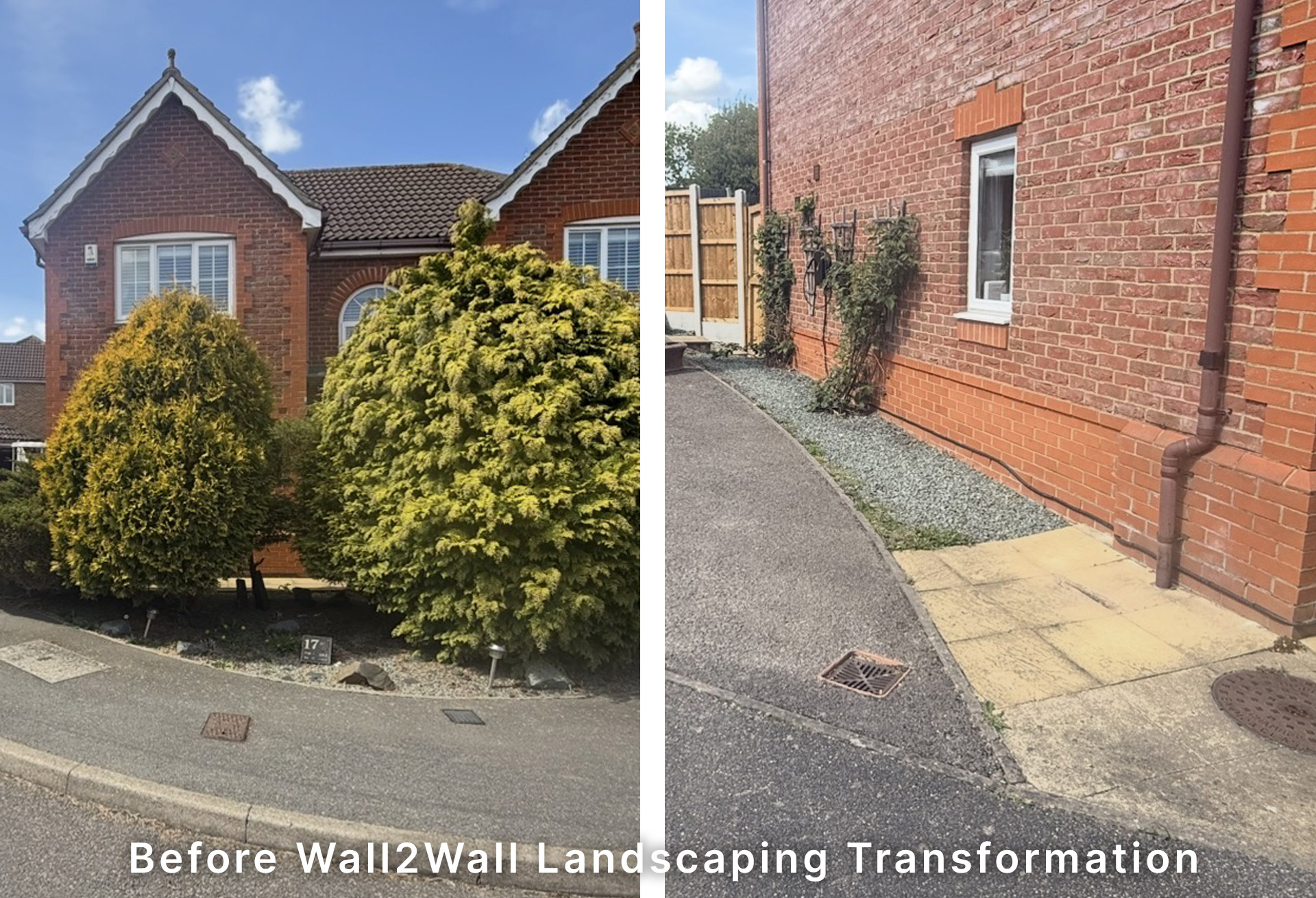After: Block paving driveway and Indian sandstone patio in Chelmsford