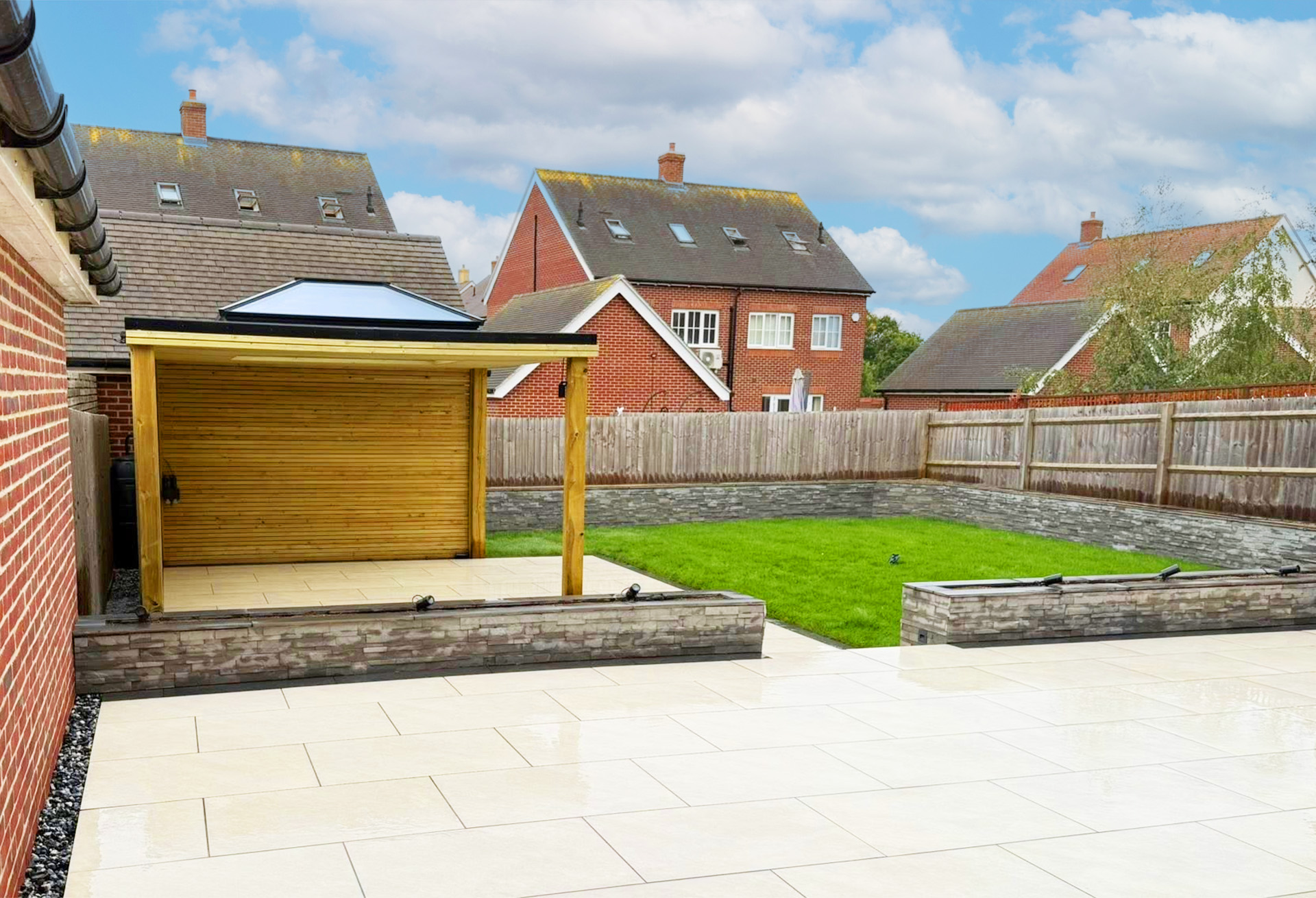 Garden screening in Essex