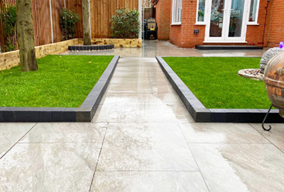 Porcelain patio in Essex